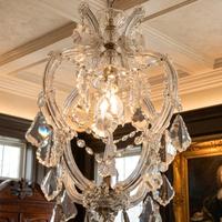 Lampadario Maria Teresa con cristalli pendenti 