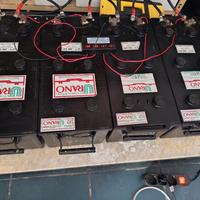 4 batterie da 200Ah  e 4 da 80 Ah