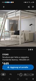 letto a soppalco ikea