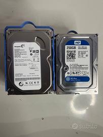 Lotto Hard disk vari da 250gb fino ad 1Tb