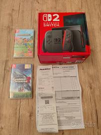 Nintendo Switch 2 Nuovo + Xenoblade +Minecraft New