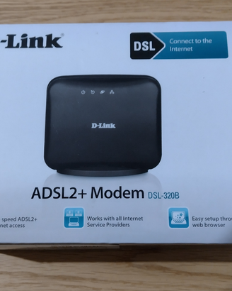 Modem Router D-Link ADSL2/2+ interfaccia ethernet