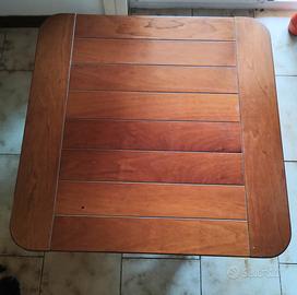 tavolino quadrato in legno 80*80*35