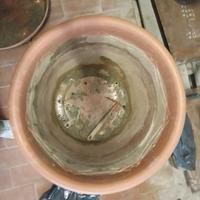 vaso grande in resina 