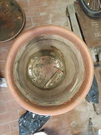 vaso grande in resina 