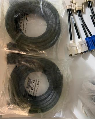 Cavo prolunga vga 5 metri maschio maschio monitor