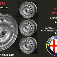 Cerchi GTA 6x14 et30 Alfa Romeo 105 Giulia GT 14