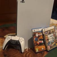 PlayStation 5 con disco