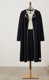 Cardigan/Cappotto lungo elegante Blu Nuovo Tg Unic