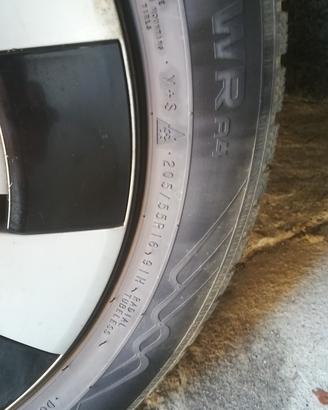 4 cerchi originali Audi con gomme