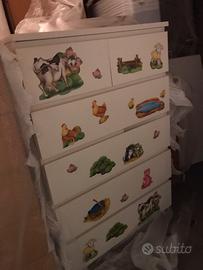 Cassettiera IKEA MALM a 6 cassetti