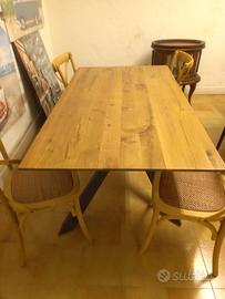 TAVOLO NUOVO ROVERE MASSELLO STRAORDINARIO