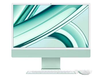 iMac verde con display Retina 4,5k da 24”