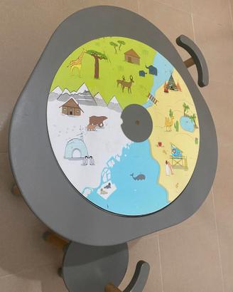 Stokke Kit Due Sedie E Tavolo MuTable