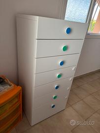 Cassettiera Settimino Ikea Cameretta Bimbo Bimba