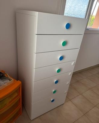 Cassettiera Settimino Ikea Cameretta Bimbo Bimba