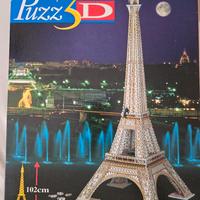 Puzzle 3D vintage Torre Eiffel, come nuovo