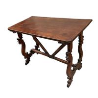 Tavolino scrittoio fratino in noce massello