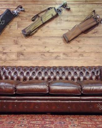 Divano Chesterfield 4 posti nuovo