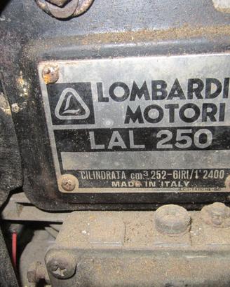 MOTORE LOMBARDINI LA.L250CC 4TEMPI-BENZ DA 3.5CV -