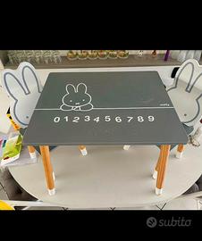 tavolo e sedie miffy