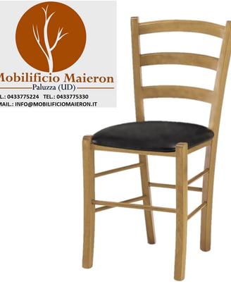 Sedie Bar in Legno seduta Imbottita cod 3011 I