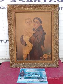 Antico quadro sacro Sant'Antonio da Padova