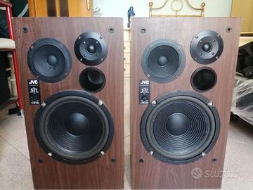 Coppia diffusori vintage 3 vie JVC S-77 (1981)