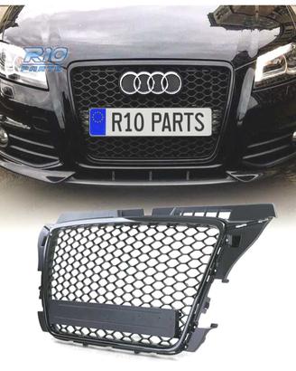 GRIGLIA AUDI A3 8P 08-12 LOOK RS3 NERO LUCIDO