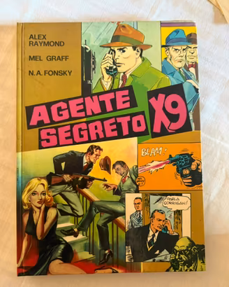 Fumetto libro anni 70  Agente X9
