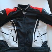 giacca moto berik in pelle 