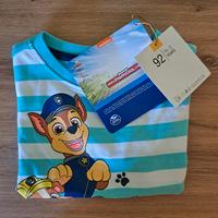 Maglietta bimbo a righe Paw Patrol 