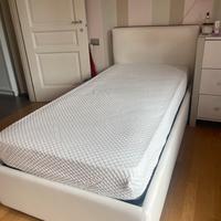 letto contenitore una piazza + materasso
