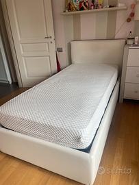 letto contenitore una piazza + materasso