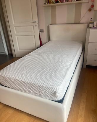 letto contenitore una piazza + materasso