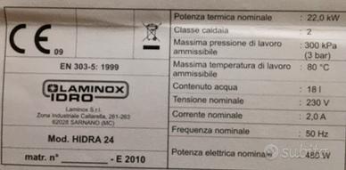 Idrocaldaia a pellet