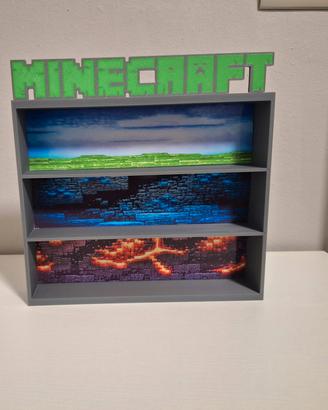 Espositore minecraft Kinder Joy 