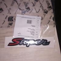 Targhetta adesiva posteriore vespa