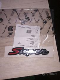 Targhetta adesiva posteriore vespa