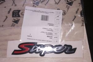 Targhetta adesiva posteriore vespa