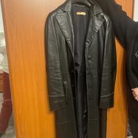 Cappotto donna lungo in vera pelle