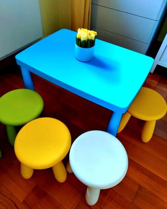 Tavoli e sgabelli IKEA per bimbi