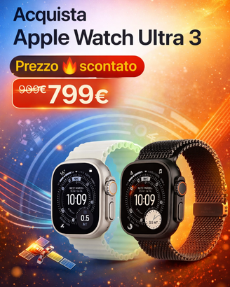 APPLE WATCH ULTRA 3 nuovo