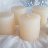 Candele 7x7cm avorio