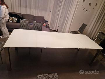 Tavolo calligaris airport vetro acetato