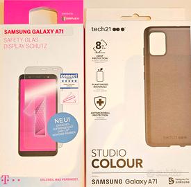 Samsung Galaxy A71 - cover e vetro
