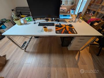 Scrivania + Dattilo + Sedia - Set ufficio completo