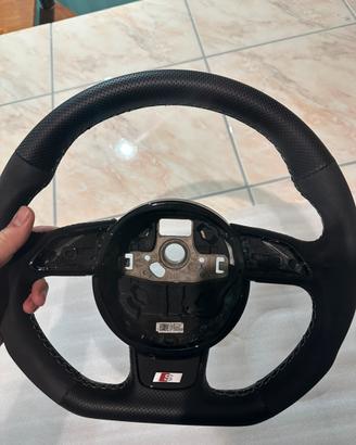 volante tagliato audi A3 8v sline alcantara