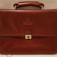 CARTELLA–BORSA LAVORO ARTIGIANALE PELLE HIDECRAFT