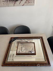 Quadro in rilievo con cornice specchio